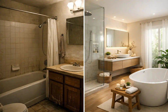 Spa Bathroom Renovation Before After Ideas