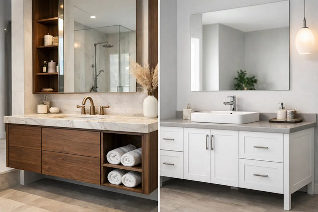 Bespoke Bathroom Versus Modular Vanity