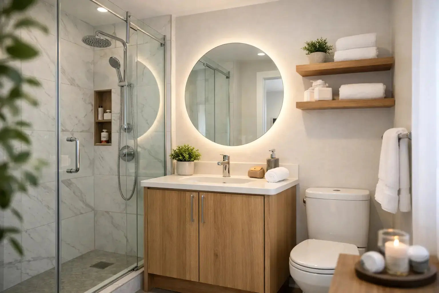 Small Condo Bathroom Makeover Example
