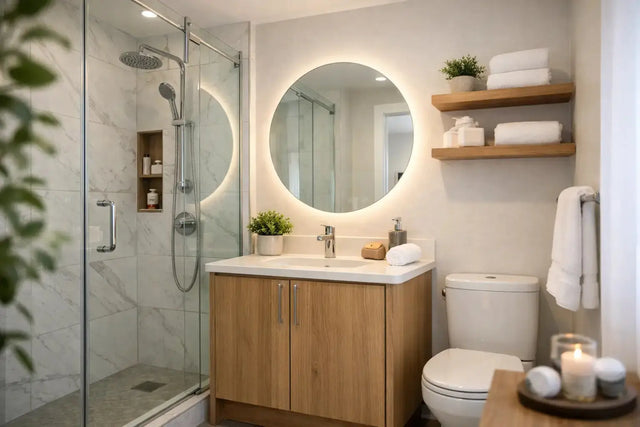 Small Condo Bathroom Makeover Example