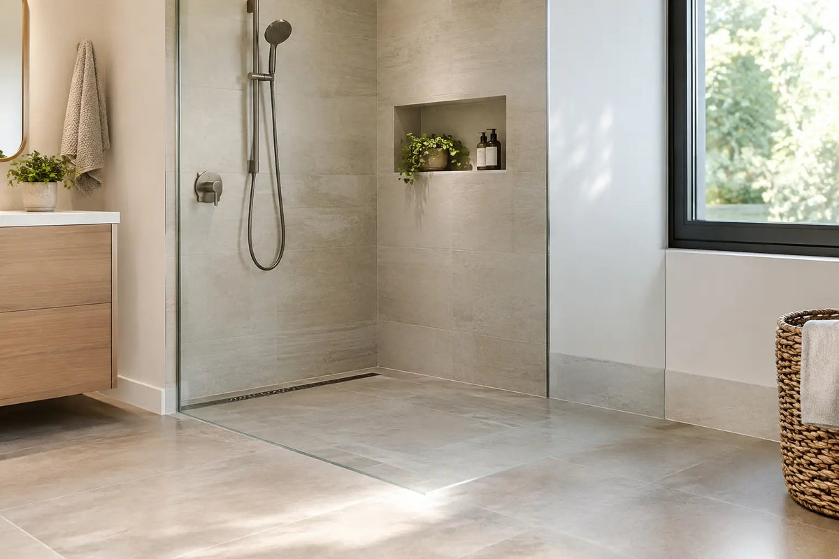 What Is a Curbless Shower? Key Design Details