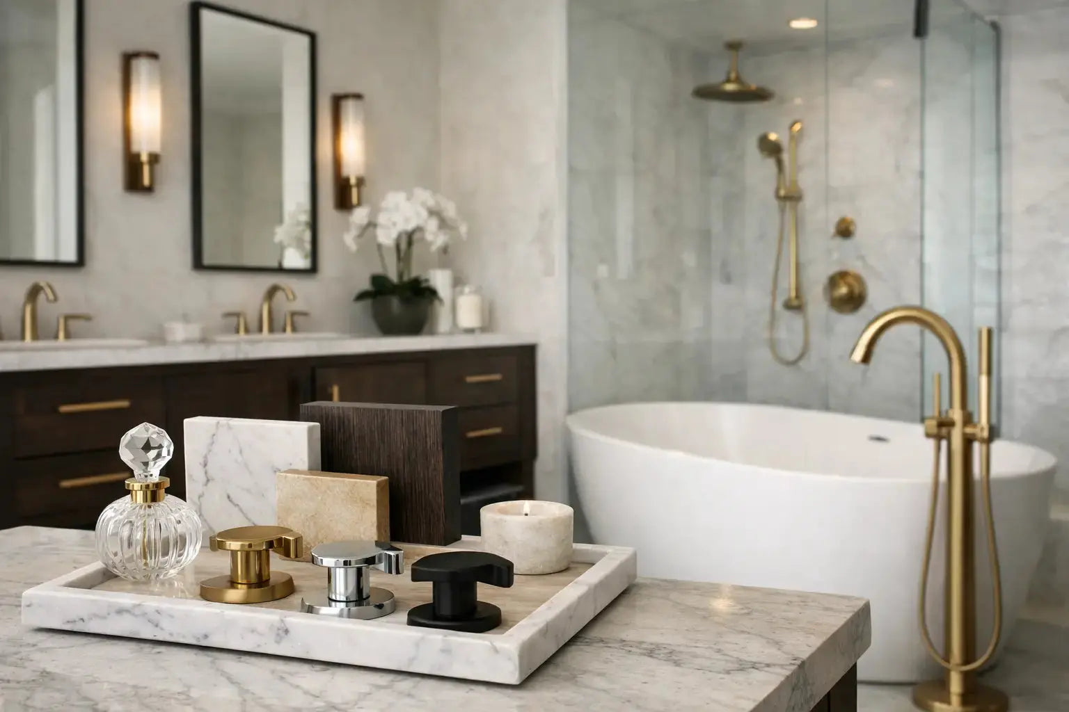 Luxury Bathroom Finishes Coordination Tips