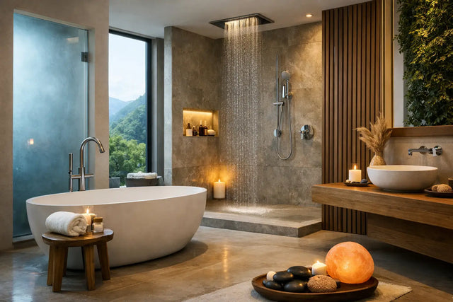 8 Wellness Bathroom Trends Shaping Luxury Design