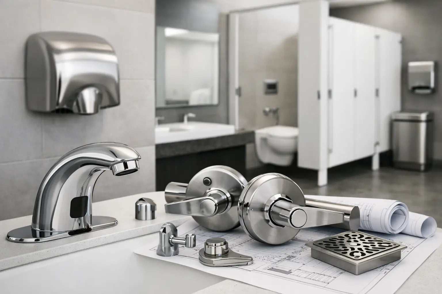 Commercial Bathroom Fixture Package Planning