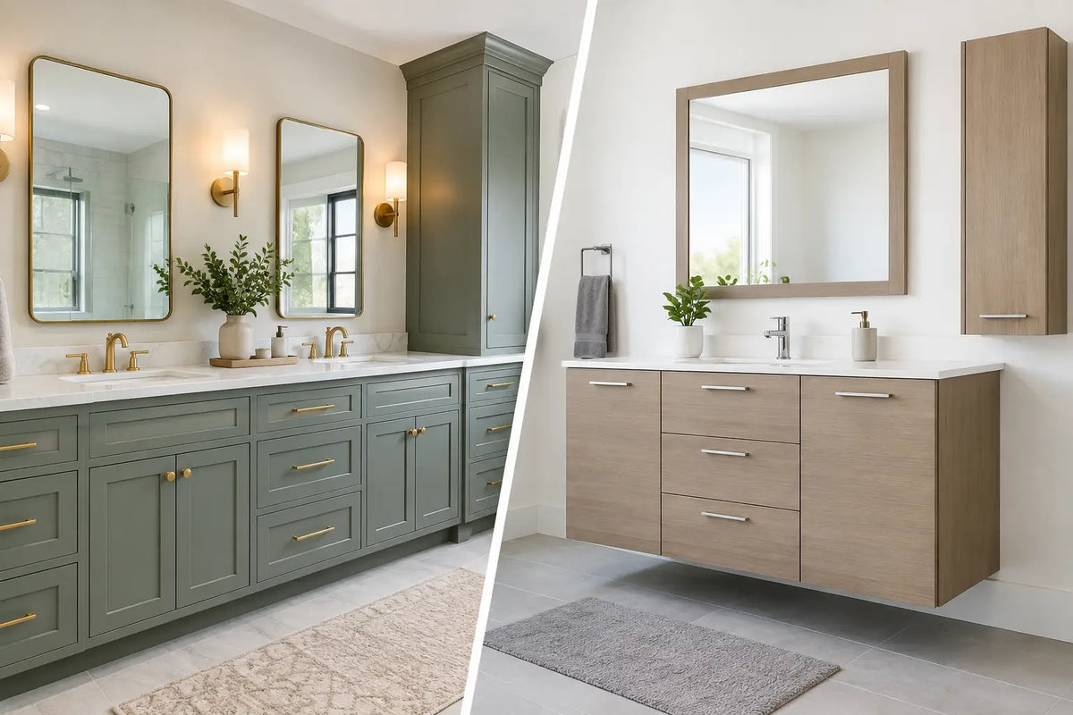 Custom Versus Modular Cabinetry for Bathrooms