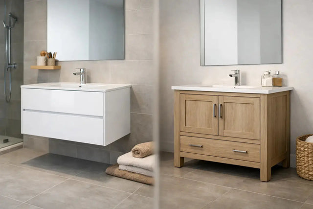 Wall Hung vs Freestanding Vanity