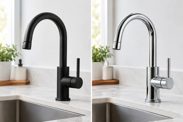 Matte Versus Chrome Faucets: Which Fits?