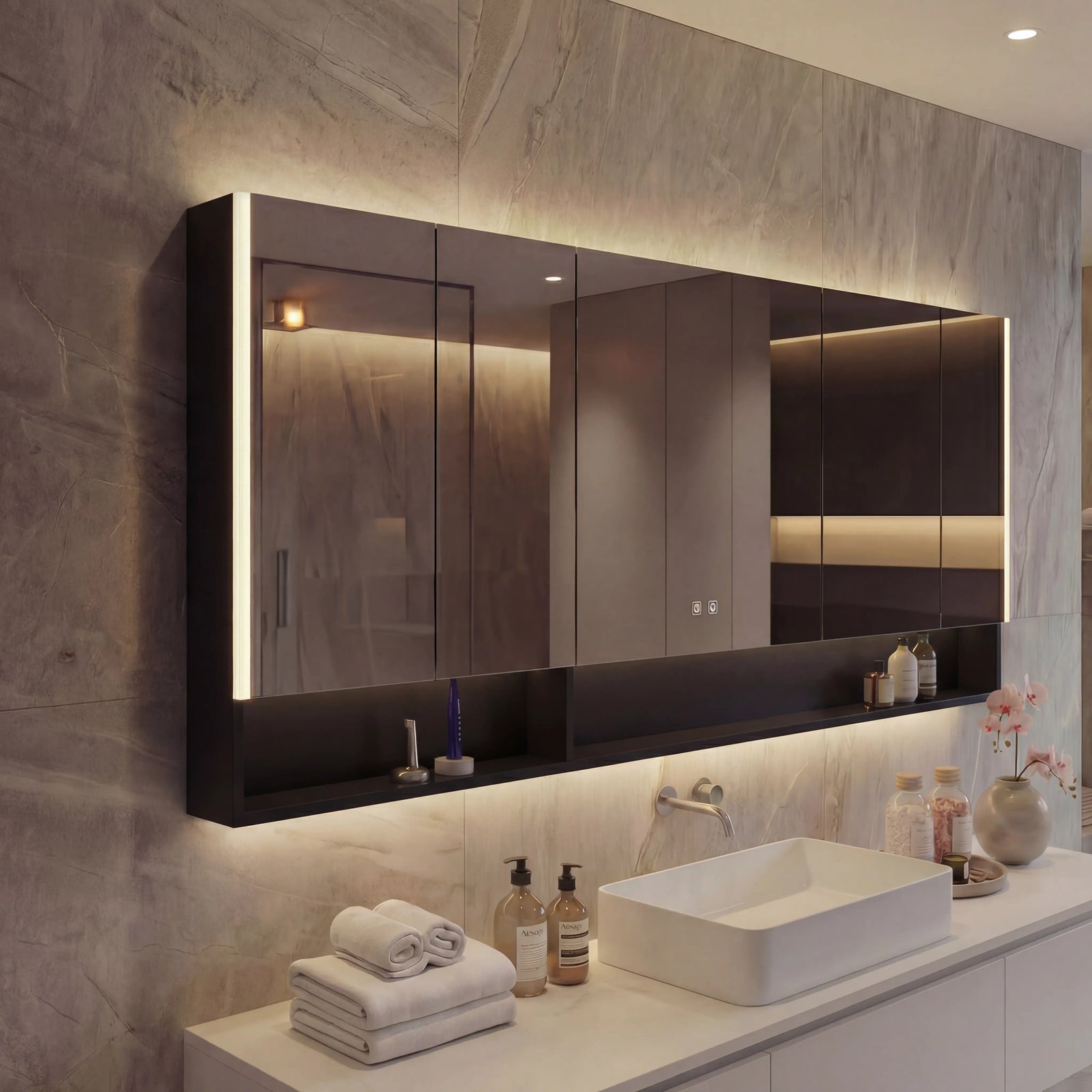 Bathroom Mirrors-INFINITE BATH, 訂造浴室潔具,Hong Kong custom bathtub,Hong Kong bathroom design company, Luxury bathtub brands Hong Kong,浴室配件,浴缸香港,Bespoke bathroom,浴室設計 公司