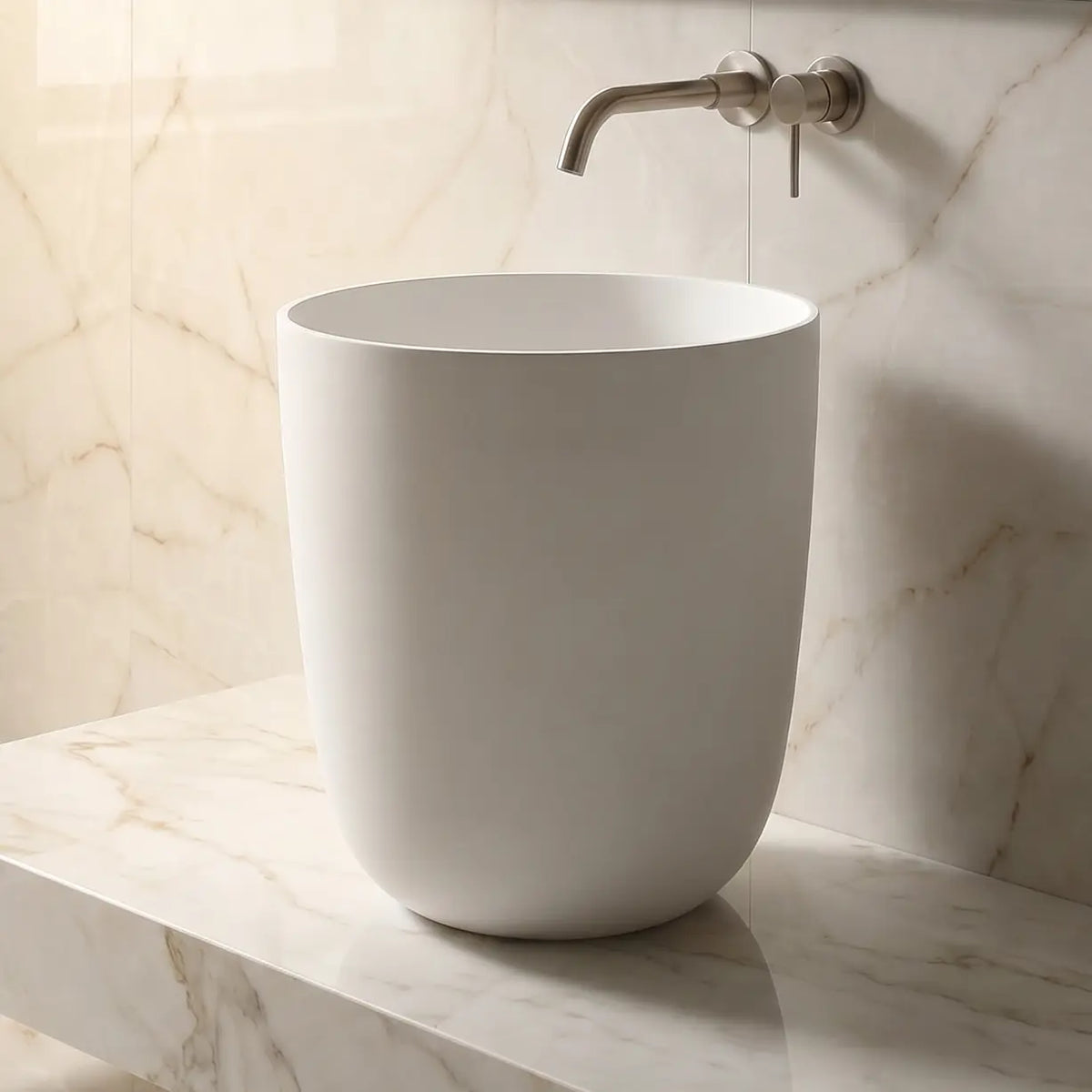 Super Thin Edge Basin 39 - Sleek Laundry Basin Design – INFINITE BATH