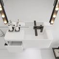 ELEMENTS Wall-Mount Washbasins Bowl on Right INFINITE BATH