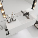 ELEMENTS Wall-Mount Washbasins Bowl on Right INFINITE BATH