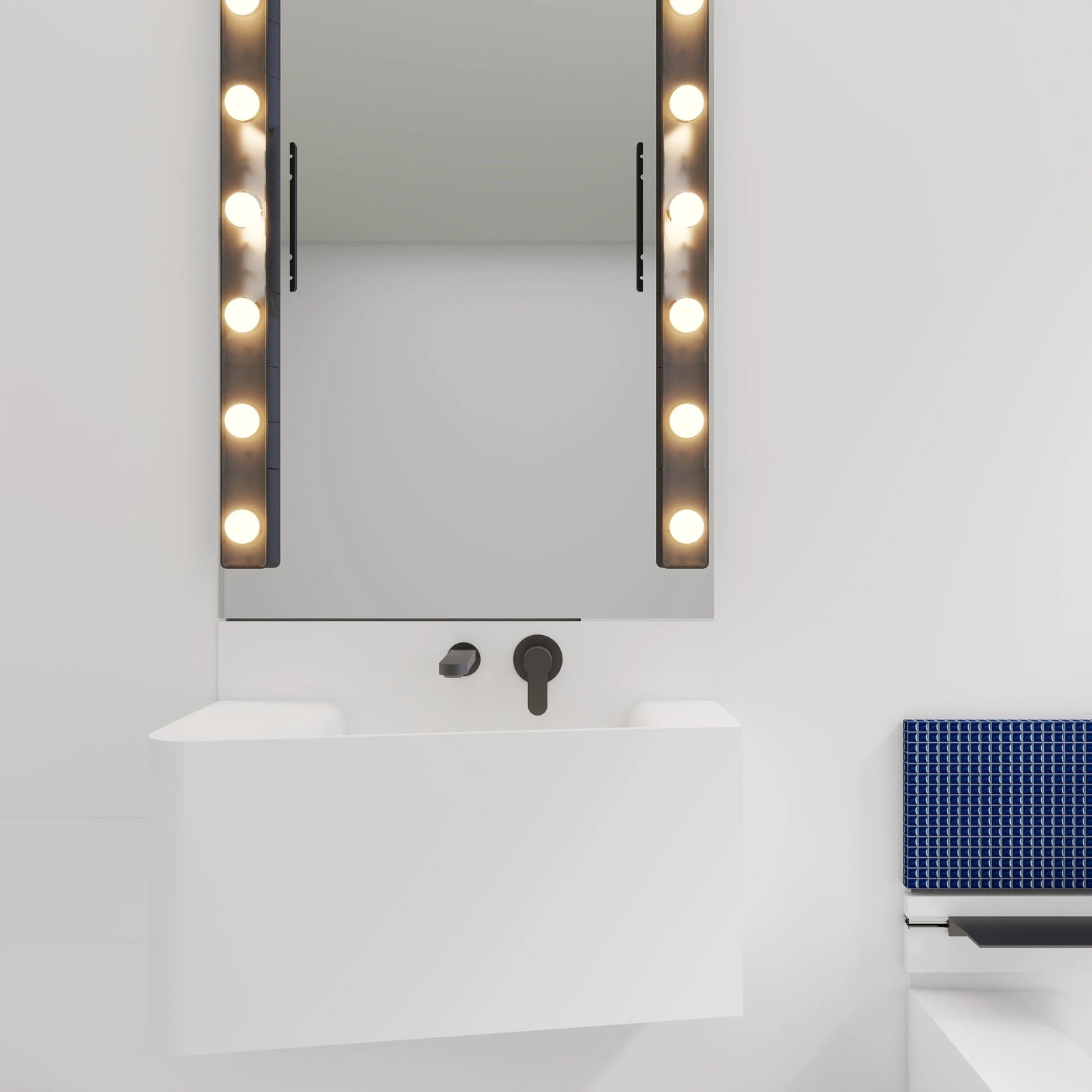 ELEMENTS Wall-Mount Washbasins Bowl on Right INFINITE BATH