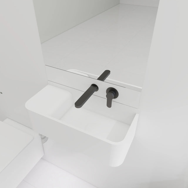 ELEMENTS Wall-Mount Washbasins Bowl on Right INFINITE BATH
