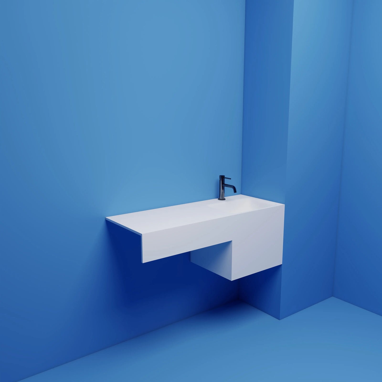 TETRIS CUT-TO-FIT Basin on Right INFINITE BATH