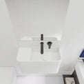ELEMENTS Wall-Mount Washbasins Bowl on Right INFINITE BATH