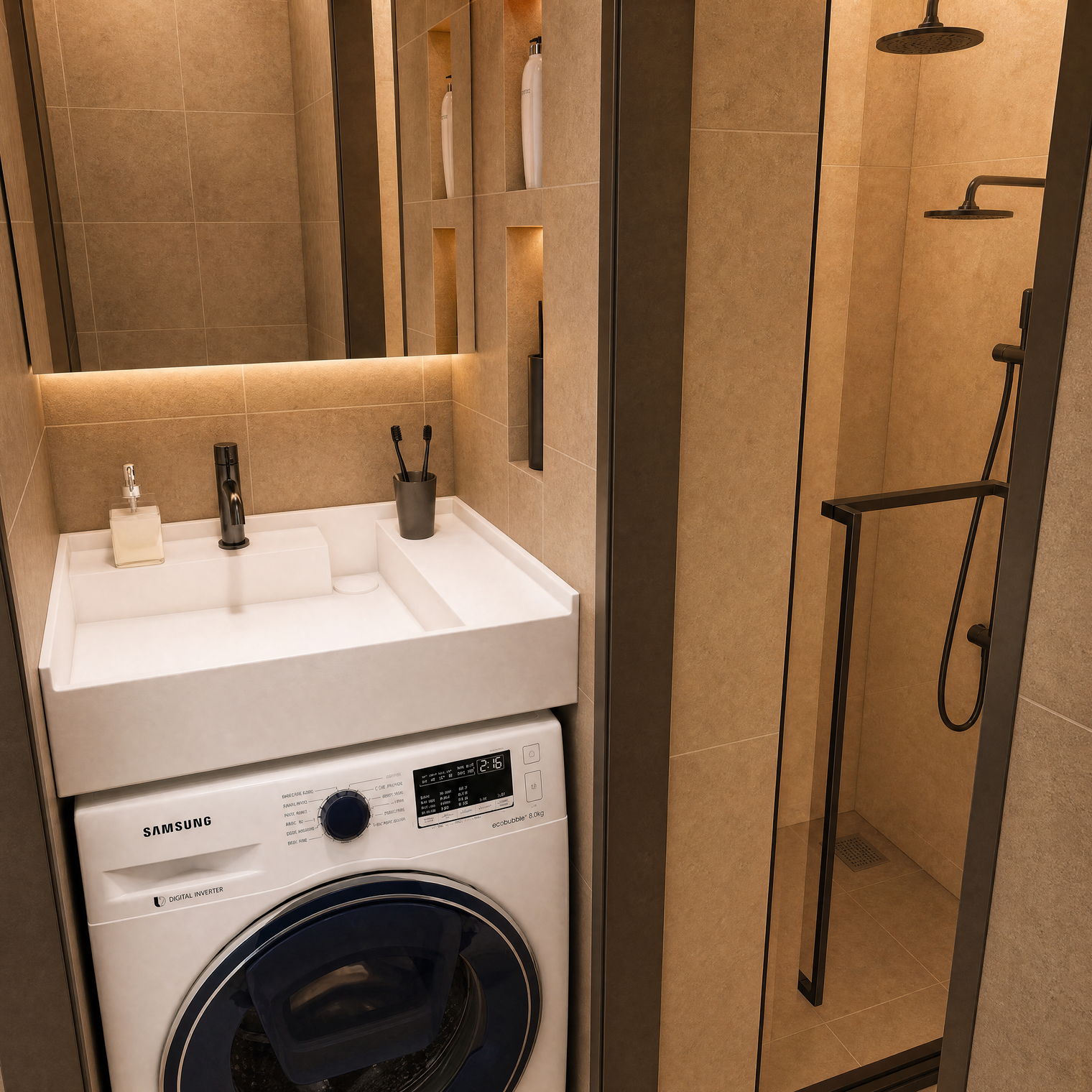 PURE Laundry Sink Rear 65L