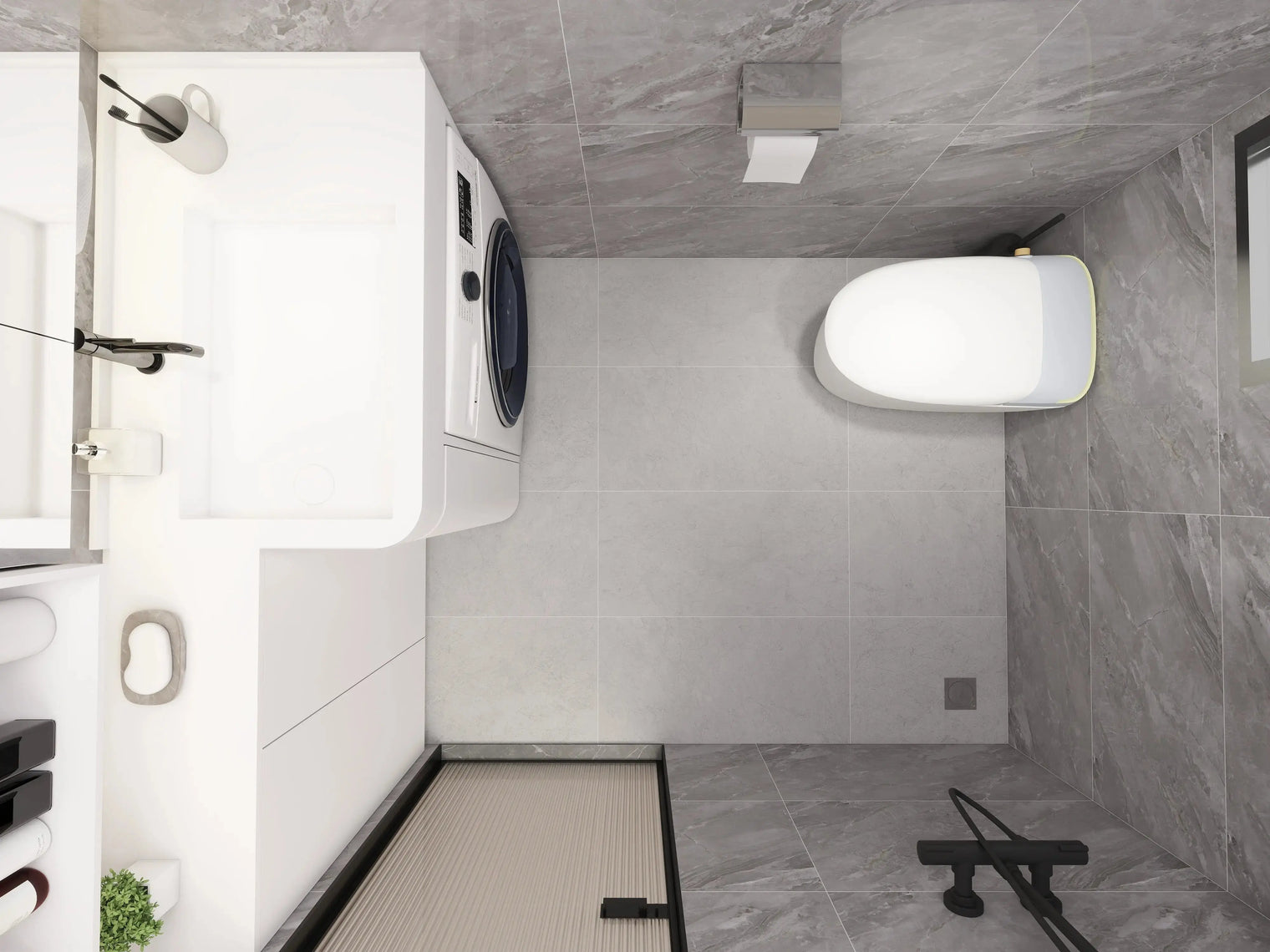 PURE Laundry Sink 85LH Curve Combo