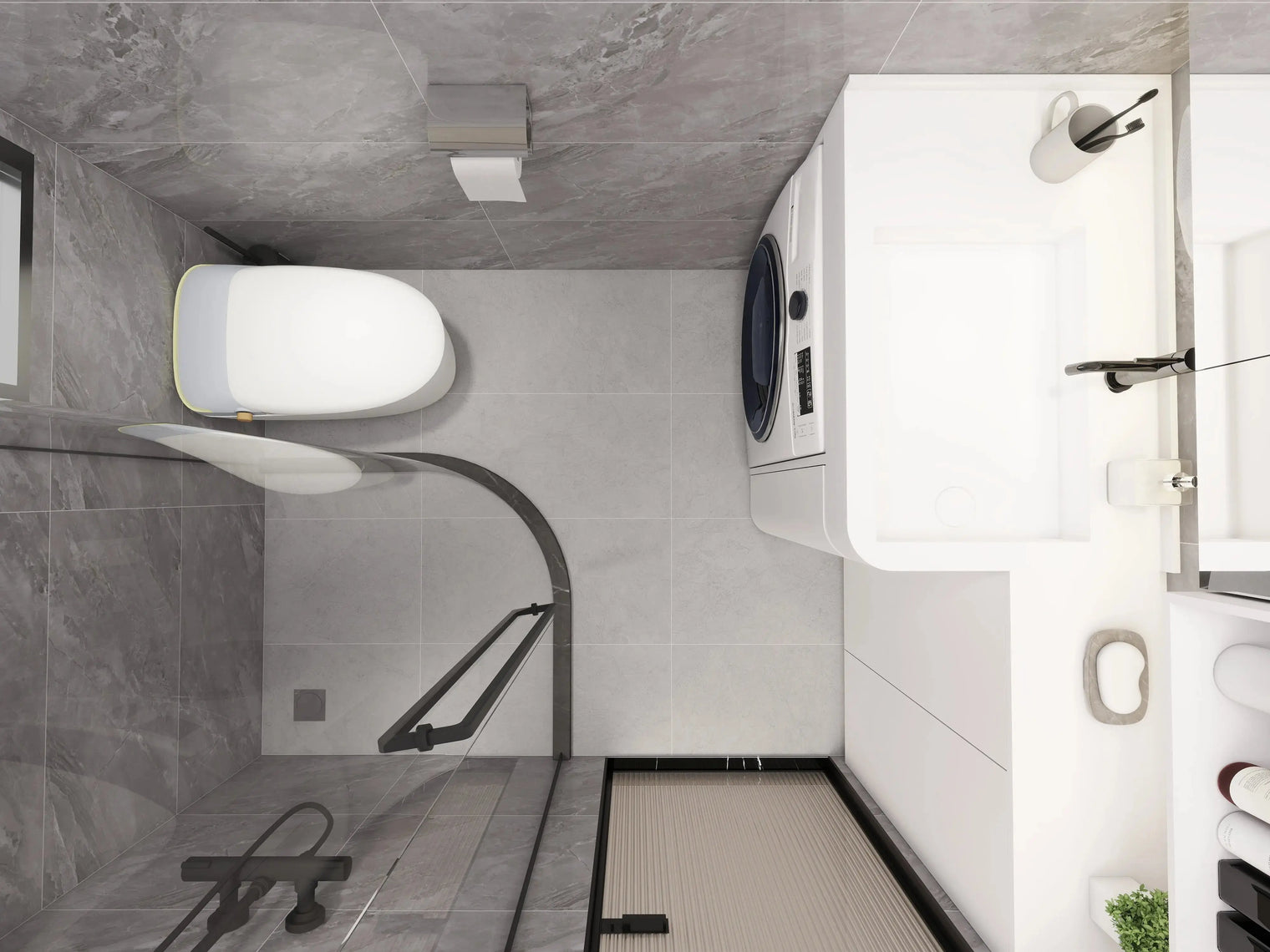 PURE Laundry Sink 85RH Curve Combo