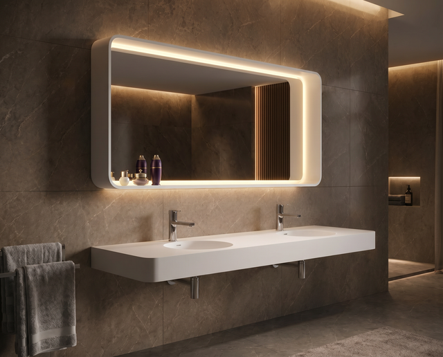 CIRQUE Mirror Shelf 150