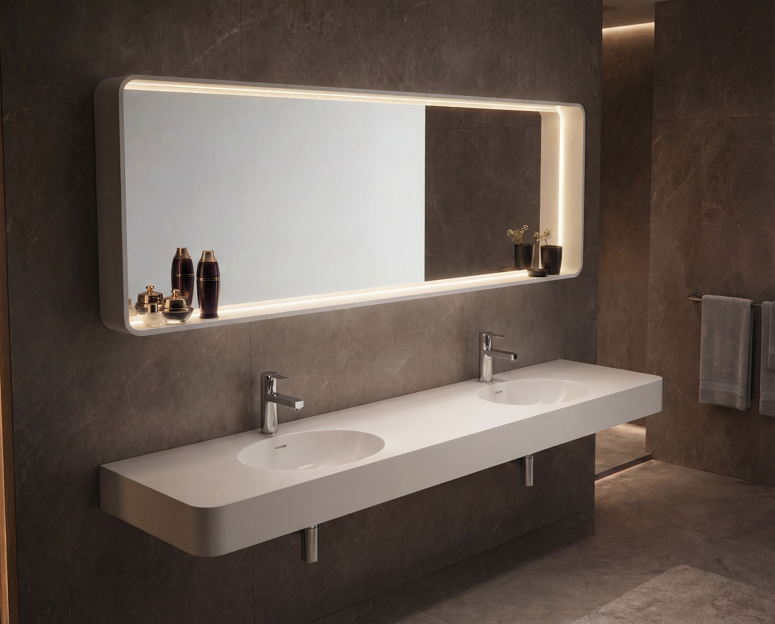 CIRQUE Mirror Shelf 150