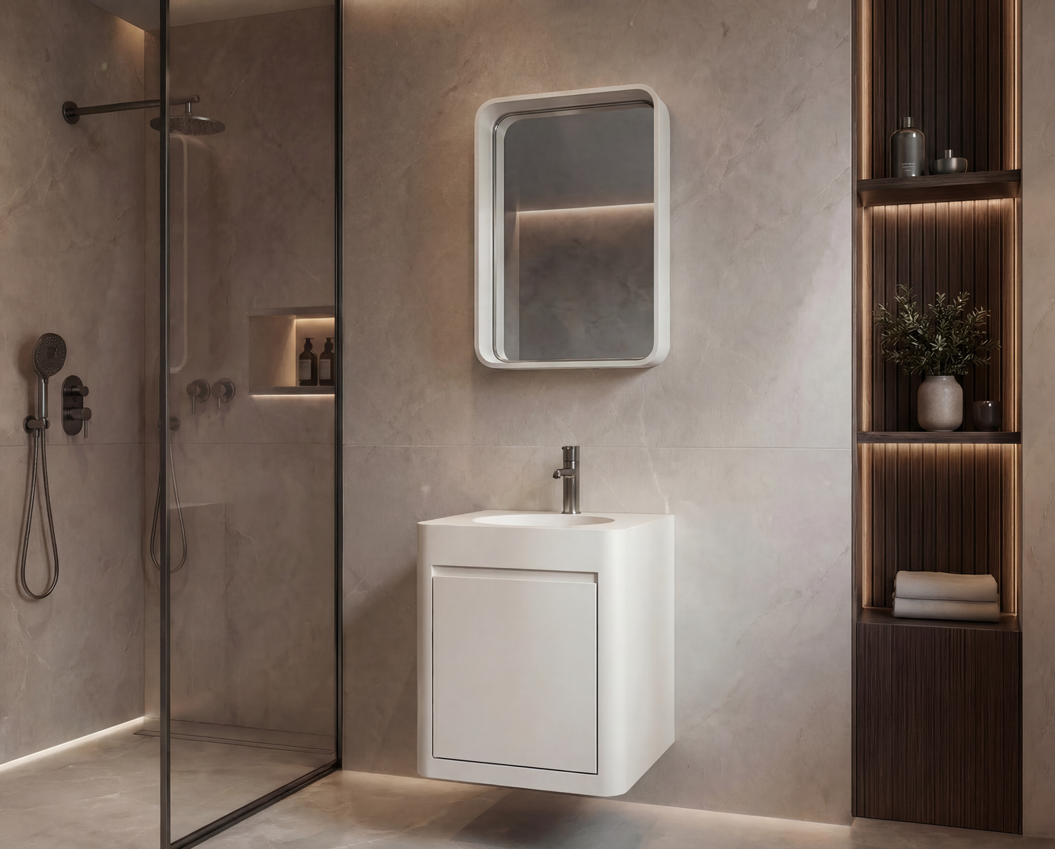 CIRQUE Mirror Shelf 45