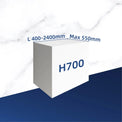 H700mm Top INFINITE BATH