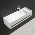 CUBE-X WM 80 w/Towel Bar & Deck-WALL MOUNT WASHBASINS-訂造一體無縫洗手盆,Tailor made Washbasins,waterbasin hk, 浴室物料,浴室裝修,訂造洗手盆,浴室翻新,Bathroomware ,Bespoke bathroom,浴室配件,訂造浴室潔具,訂造浴室傢俬,香港 浴室設計 公司,best custom bathroom furniture HK, Infinite Bath