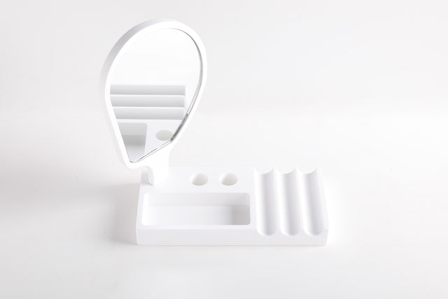 192 Cosmetics Tray w/Mirror-8050 Solid Surfaces Home-INFINITE-訂造洗手盆,浴室翻新, small size bathtubs, custom-made bathtub HK,freestanding bathtub Hong Kong, 獨立式 浴缸 香港, premium bathtub brands HK, Where to buy bathtubs in Hong Kong, best custom bathroom furniture HK, Infinite Bath, Infinite浴缸, Cloakroom,Vanities, Mirrors,Bathroom Furniture, 浴室裝修,浴室 櫃 訂造