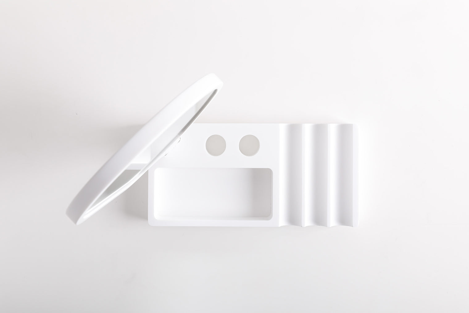 192 Cosmetics Tray w/Mirror-8050 Solid Surfaces Home-INFINITE-訂造洗手盆,浴室翻新, small size bathtubs, custom-made bathtub HK,freestanding bathtub Hong Kong, 獨立式 浴缸 香港, premium bathtub brands HK, Where to buy bathtubs in Hong Kong, best custom bathroom furniture HK, Infinite Bath, Infinite浴缸, Cloakroom,Vanities, Mirrors,Bathroom Furniture, 浴室裝修,浴室 櫃 訂造